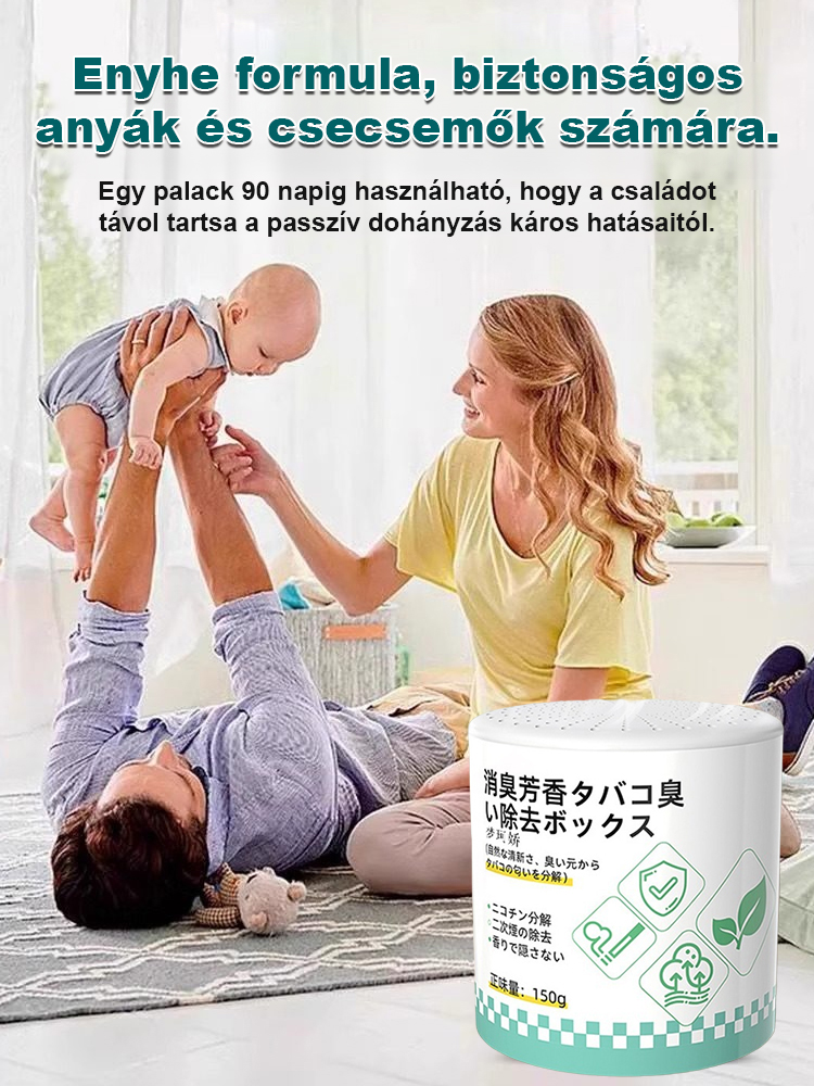 Dohányfüst elleni csodaszer: Füstszag eltávolító varázsdoboz