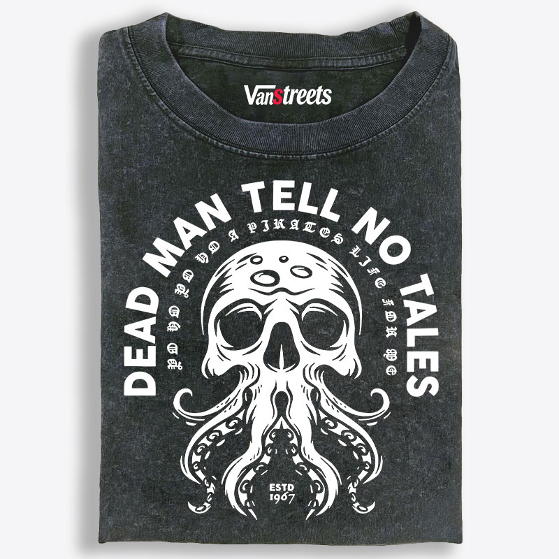 Dirty Hooks Retro Washed T-Shirt | 100% Cotton | Streetwear Essential