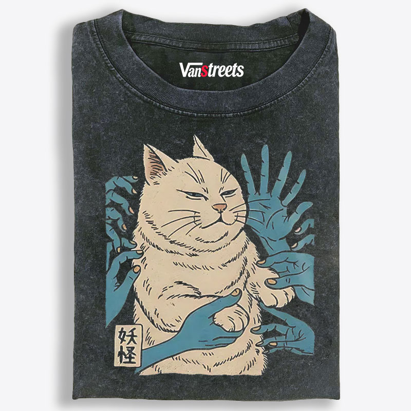 Personal Space Please - Grumpy Cat Retro Washed T-Shirt | 100% Cotton | Streetwear Essential