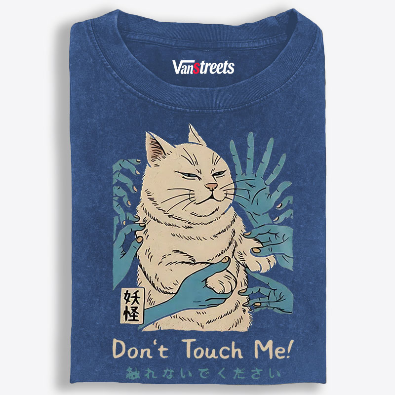 Personal Space Please - Grumpy Cat Retro Washed T-Shirt | 100% Cotton | Streetwear Essential