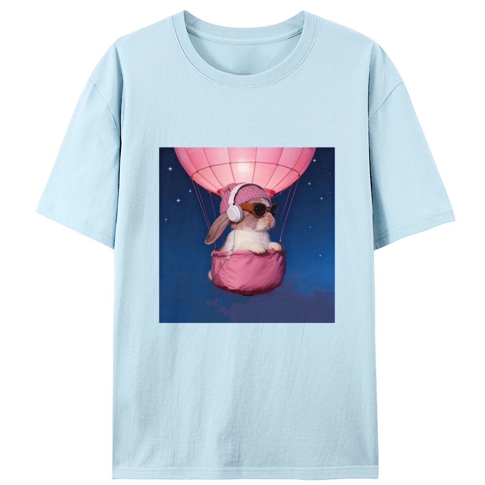 Bunny The Rabbit Retro Designed for Women - Slim Fit Cotton Tee