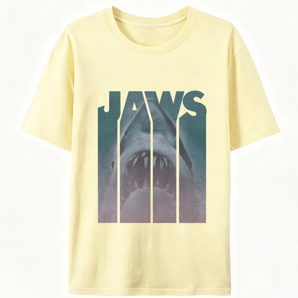 JAWS Retro Designed for Women - Slim Fit Cotton Tee