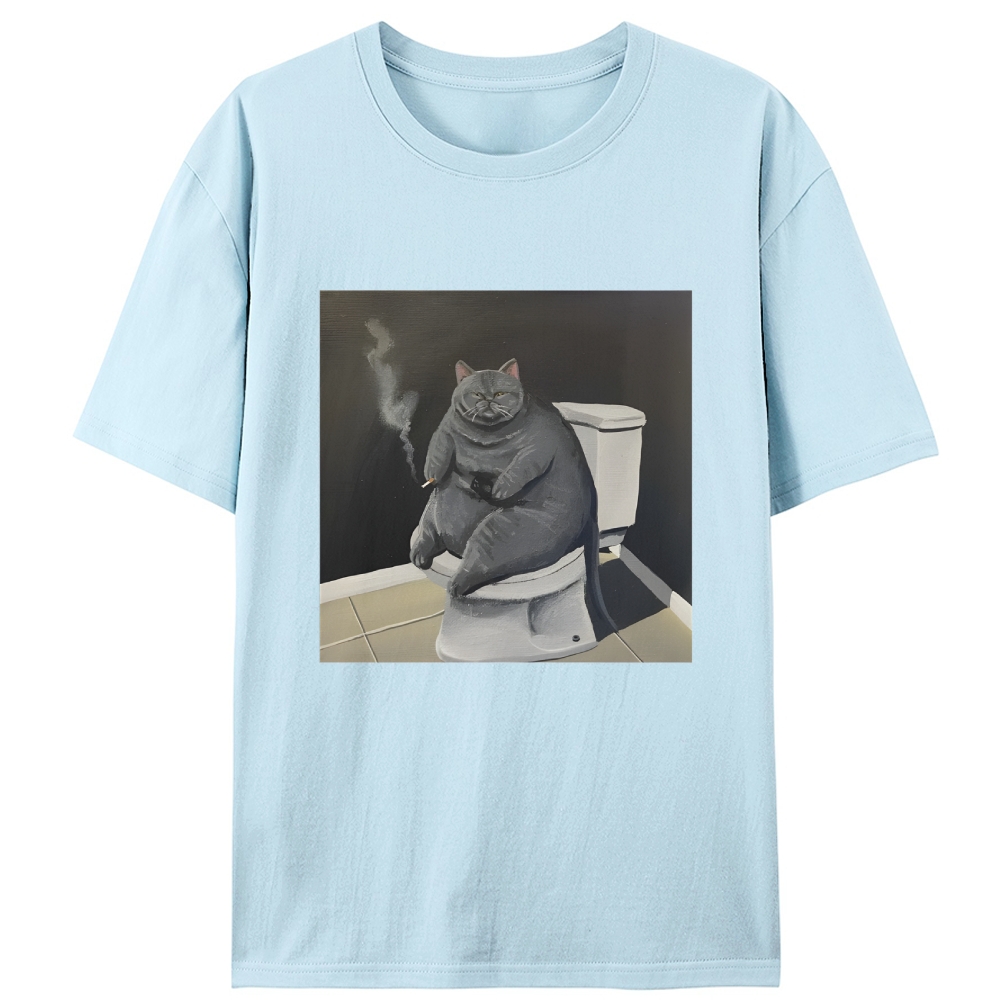 Smokin’ Solitude Retro Designed for Women - Slim Fit Cotton Tee