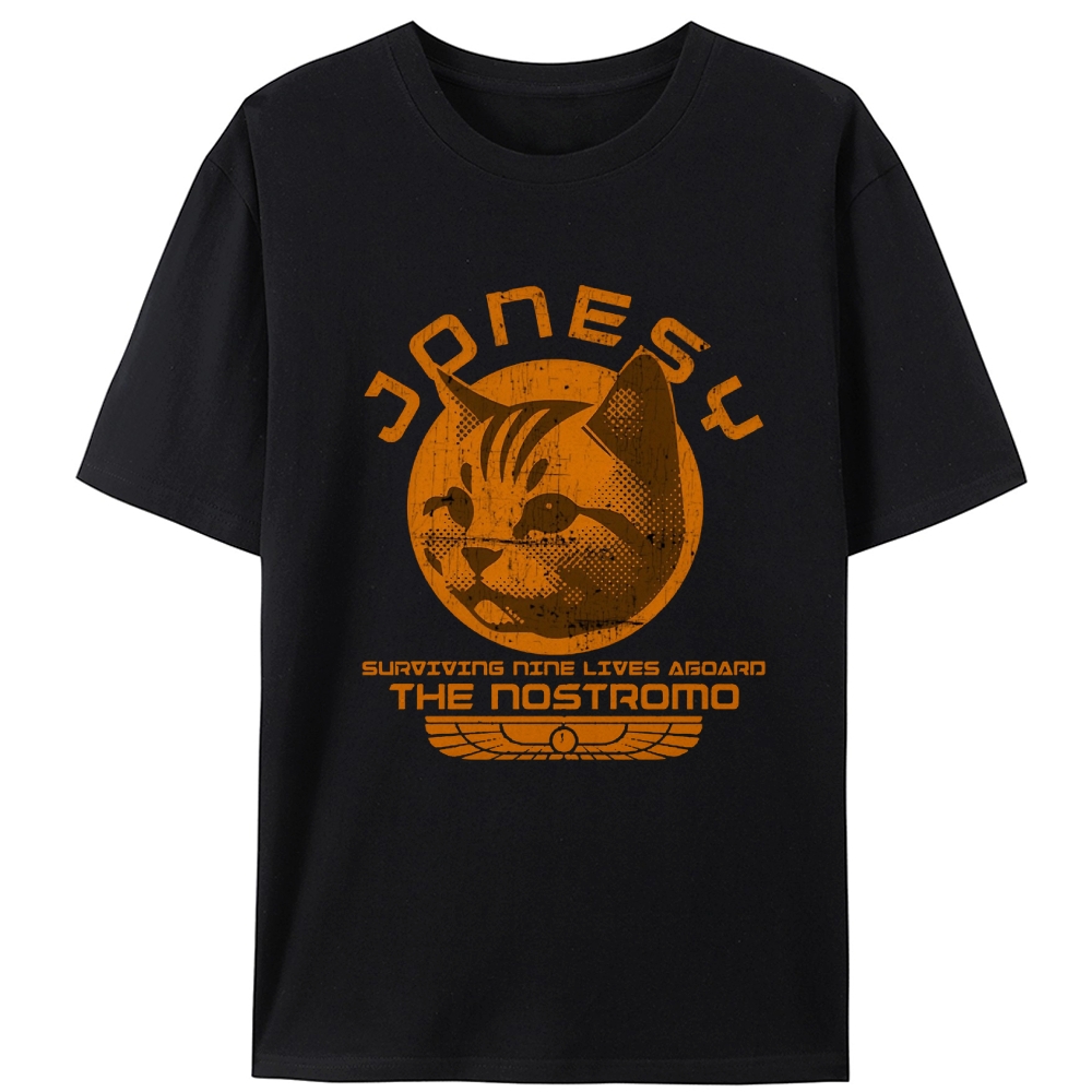Jonesy The Nostromo Cat Retro Designed for Women - Slim Fit Cotton Tee