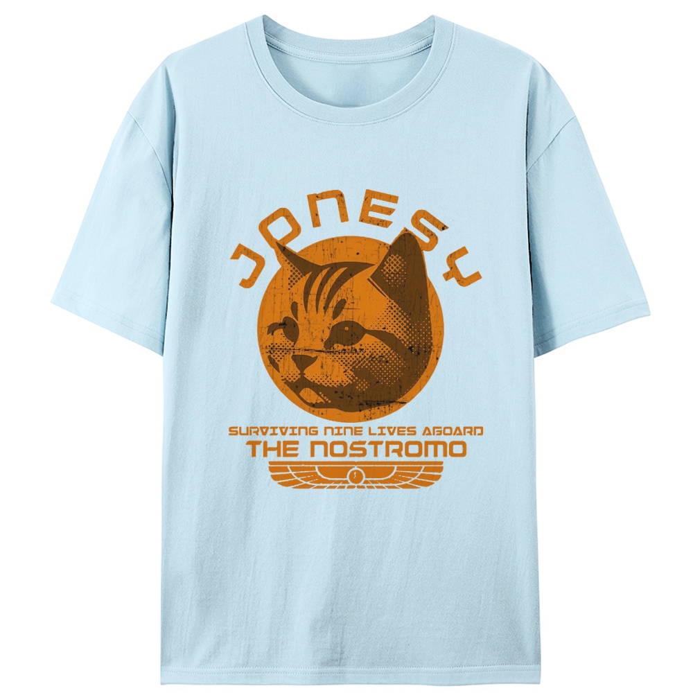 Jonesy The Nostromo Cat Retro Designed for Women - Slim Fit Cotton Tee