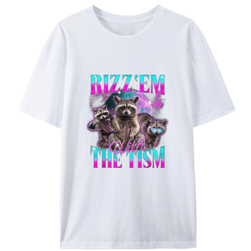 RIZZ ’EM WITH THE TISM Retro Designed for Women - Slim Fit Cotton Tee
