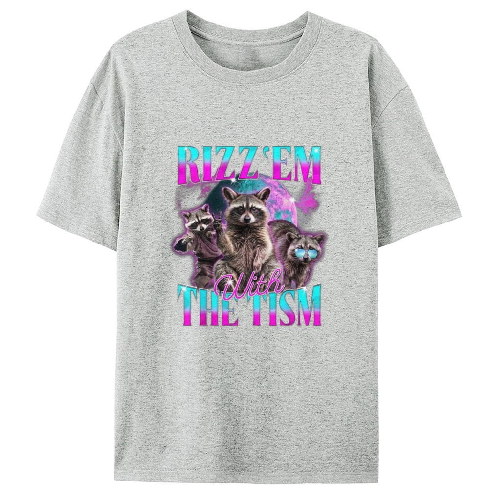 RIZZ ’EM WITH THE TISM Retro Designed for Women - Slim Fit Cotton Tee