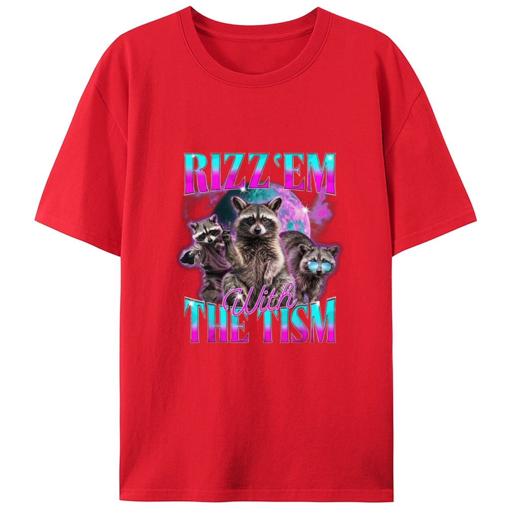 RIZZ ’EM WITH THE TISM Retro Designed for Women - Slim Fit Cotton Tee