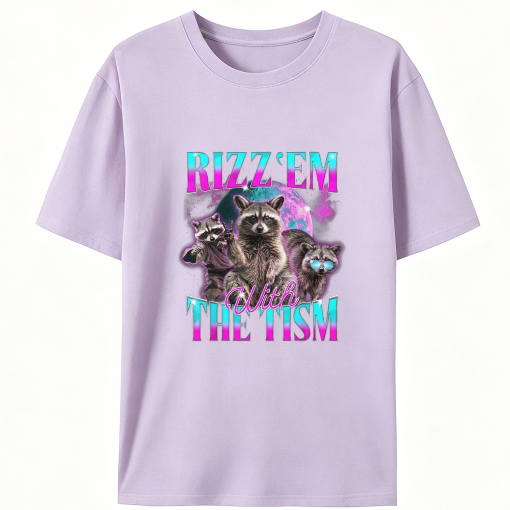 RIZZ ’EM WITH THE TISM Retro Designed for Women - Slim Fit Cotton Tee