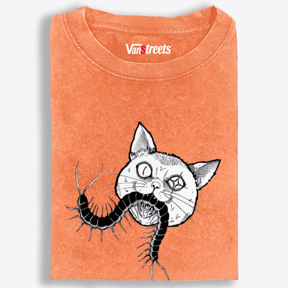 Fresh Catch Retro Washed T-Shirt | 100% Cotton | Streetwear Essential