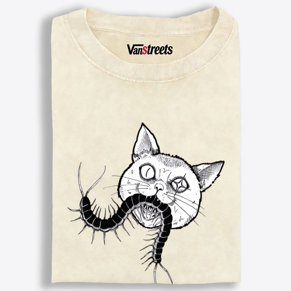 Fresh Catch Retro Washed T-Shirt | 100% Cotton | Streetwear Essential