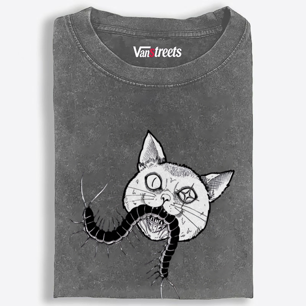 Fresh Catch Retro Washed T-Shirt | 100% Cotton | Streetwear Essential