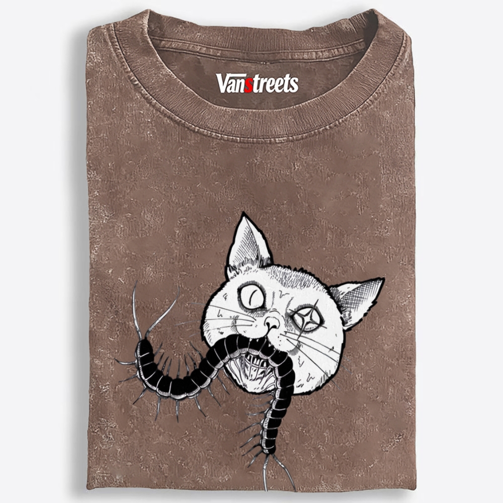 Fresh Catch Retro Washed T-Shirt | 100% Cotton | Streetwear Essential