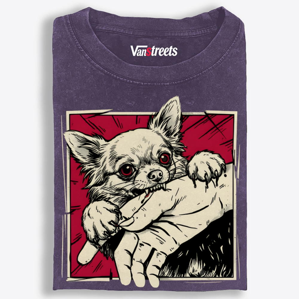 Tiny But Deadly Retro Washed T-Shirt | 100% Cotton | Streetwear Essential