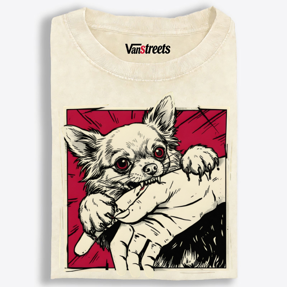 Tiny But Deadly Retro Washed T-Shirt | 100% Cotton | Streetwear Essential