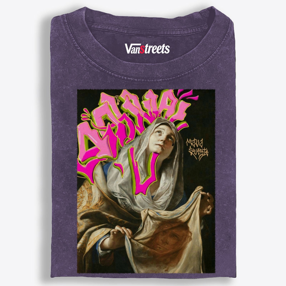 Animal Madonna Retro Washed T-Shirt | 100% Cotton | Streetwear Essential