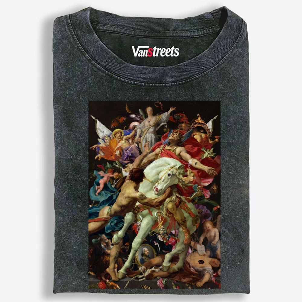 Chaos Eternal Retro Washed T-Shirt | 100% Cotton | Streetwear Essential