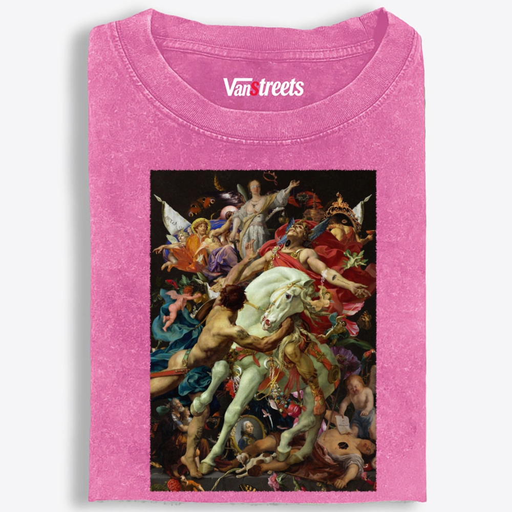 Chaos Eternal Retro Washed T-Shirt | 100% Cotton | Streetwear Essential