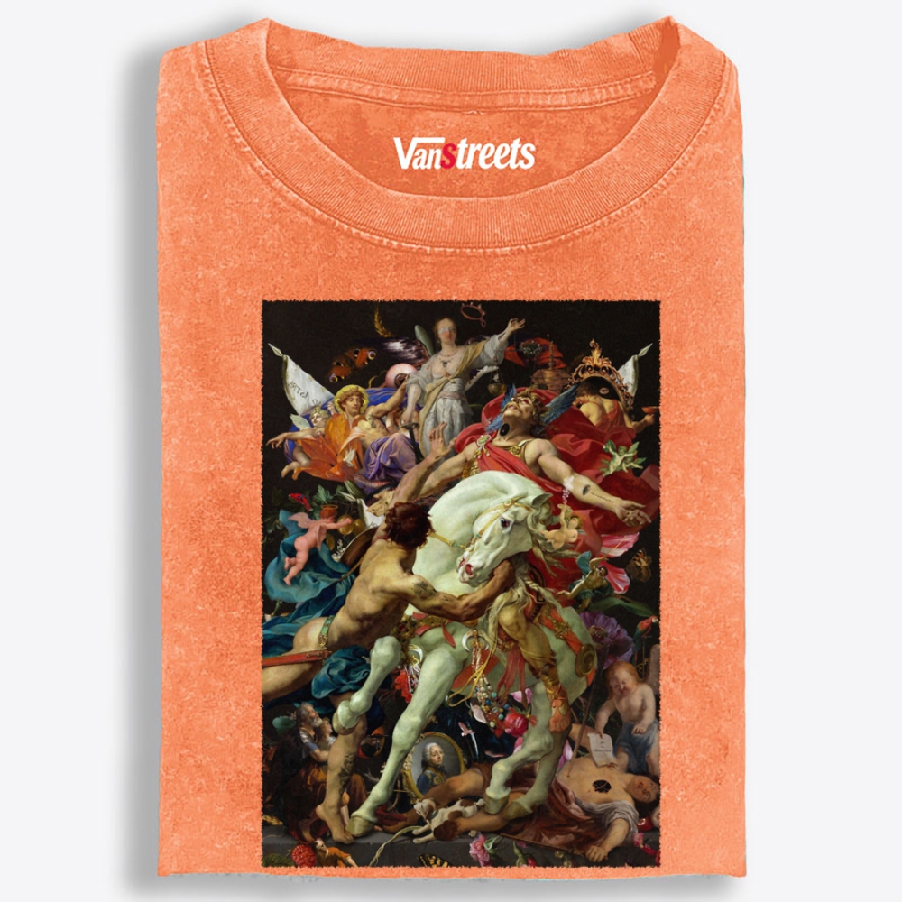 Chaos Eternal Retro Washed T-Shirt | 100% Cotton | Streetwear Essential