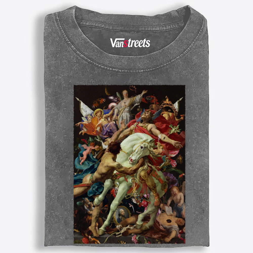Chaos Eternal Retro Washed T-Shirt | 100% Cotton | Streetwear Essential