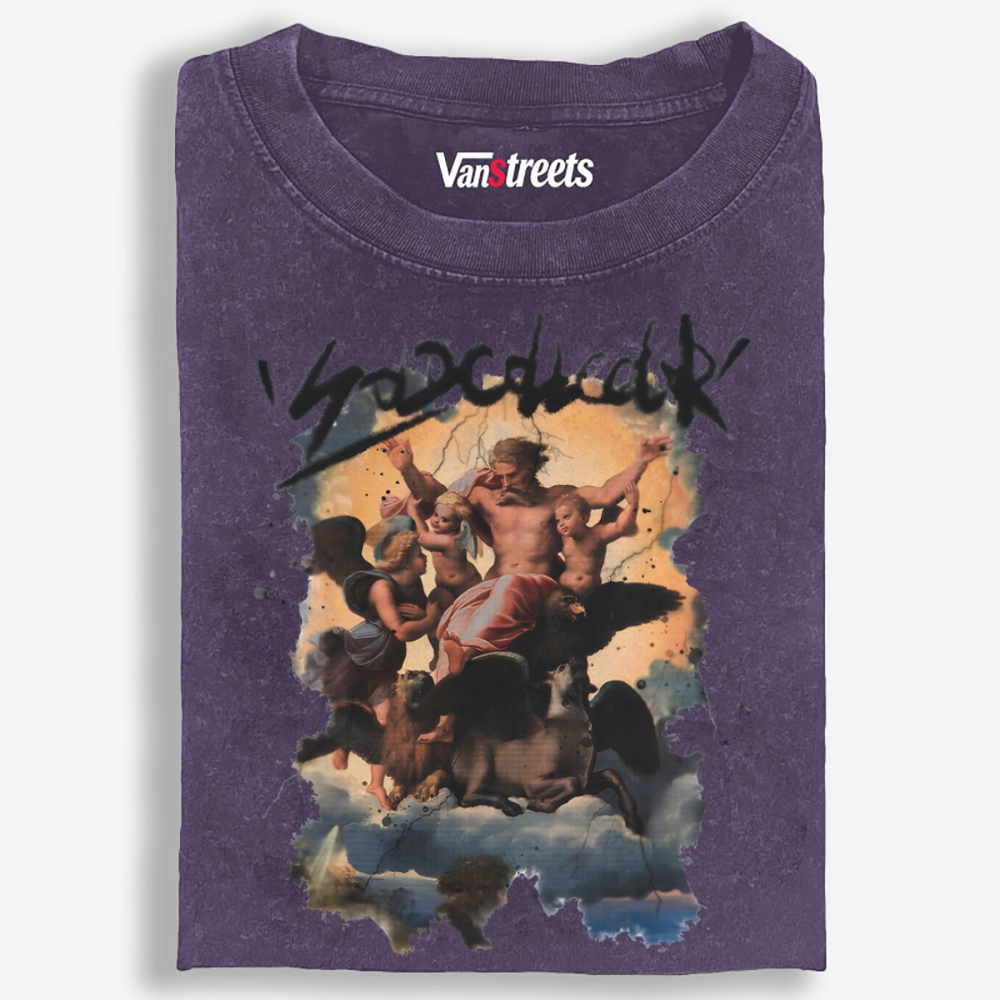Godspeed Retro Washed T-Shirt | 100% Cotton | Streetwear Essential