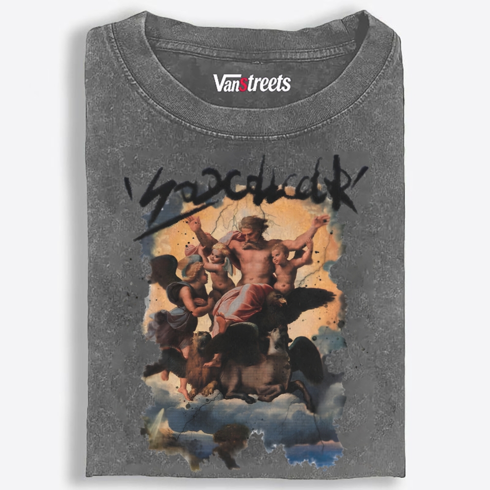 Godspeed Retro Washed T-Shirt | 100% Cotton | Streetwear Essential