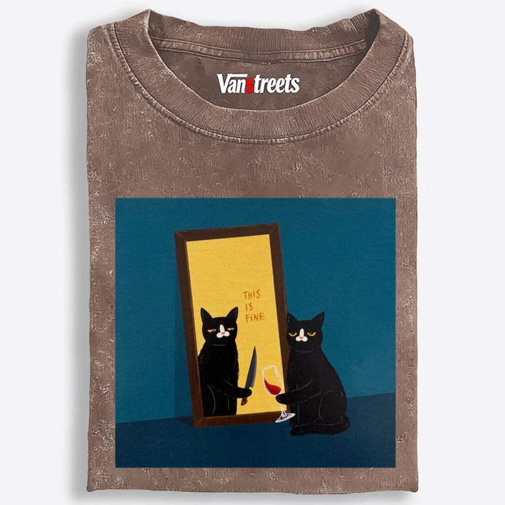 The Mirror's Truth Retro Washed T-Shirt | 100% Cotton | Streetwear Essential