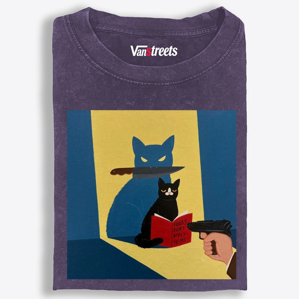 Rules Don't Apply To Me Retro Washed T-Shirt | 100% Cotton | Streetwear Essential