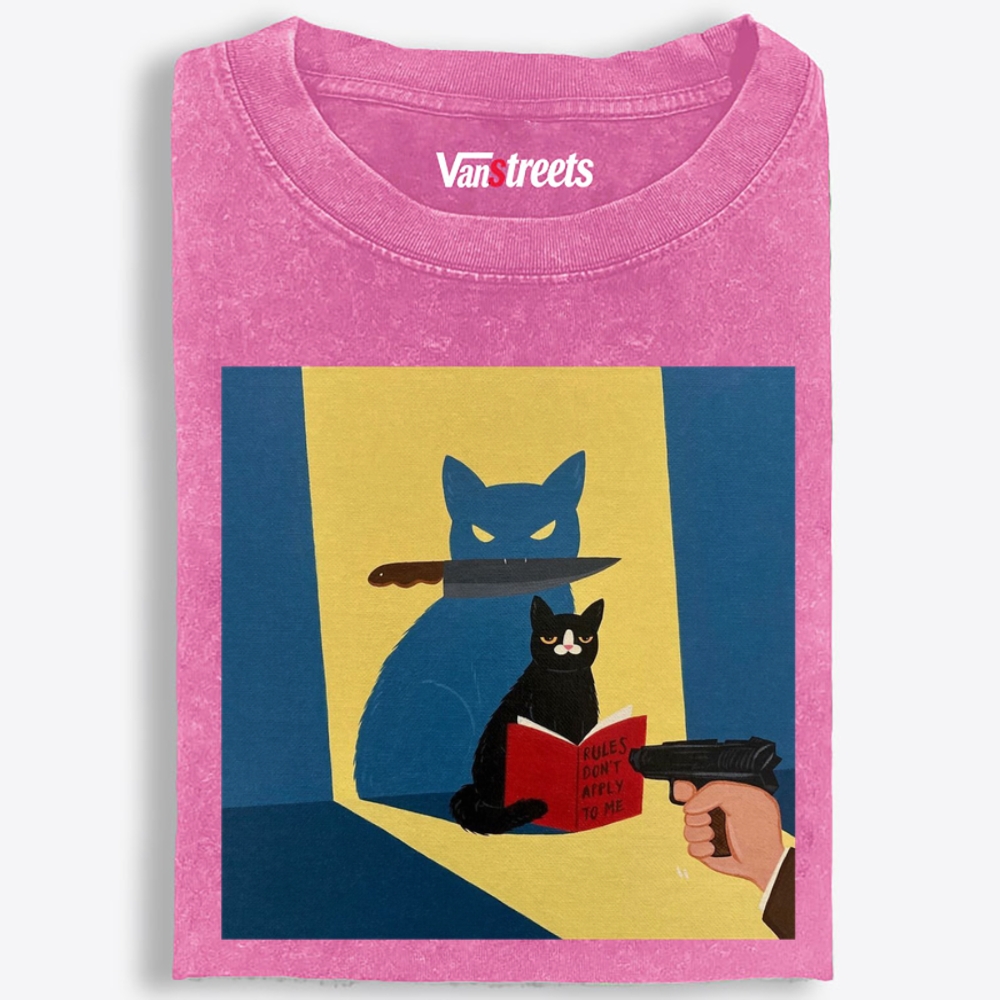 Rules Don't Apply To Me Retro Washed T-Shirt | 100% Cotton | Streetwear Essential