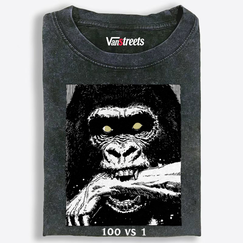 One vs All Retro Washed T-Shirt | 100% Cotton | Streetwear Essential