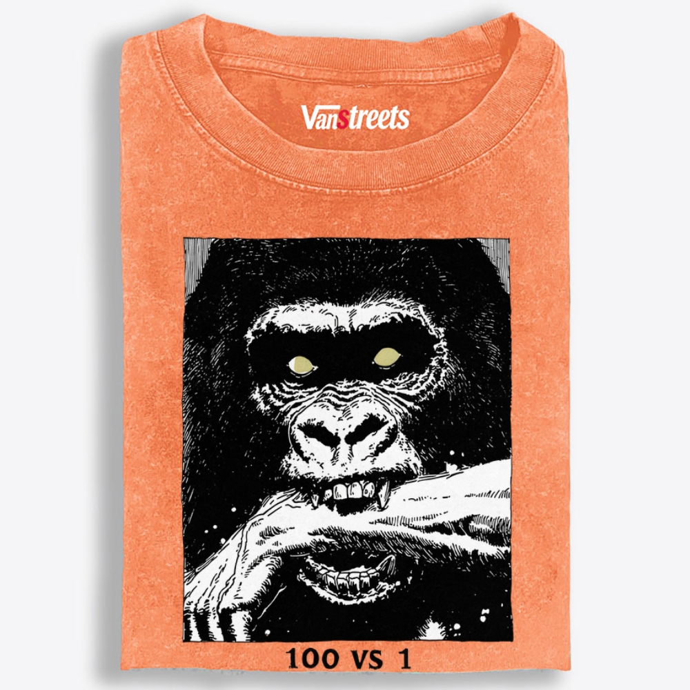One vs All Retro Washed T-Shirt | 100% Cotton | Streetwear Essential
