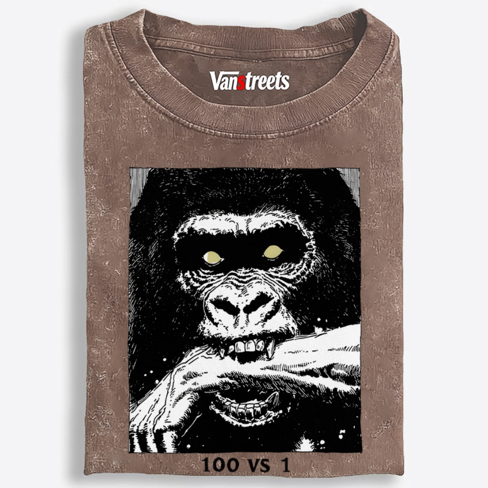 One vs All Retro Washed T-Shirt | 100% Cotton | Streetwear Essential