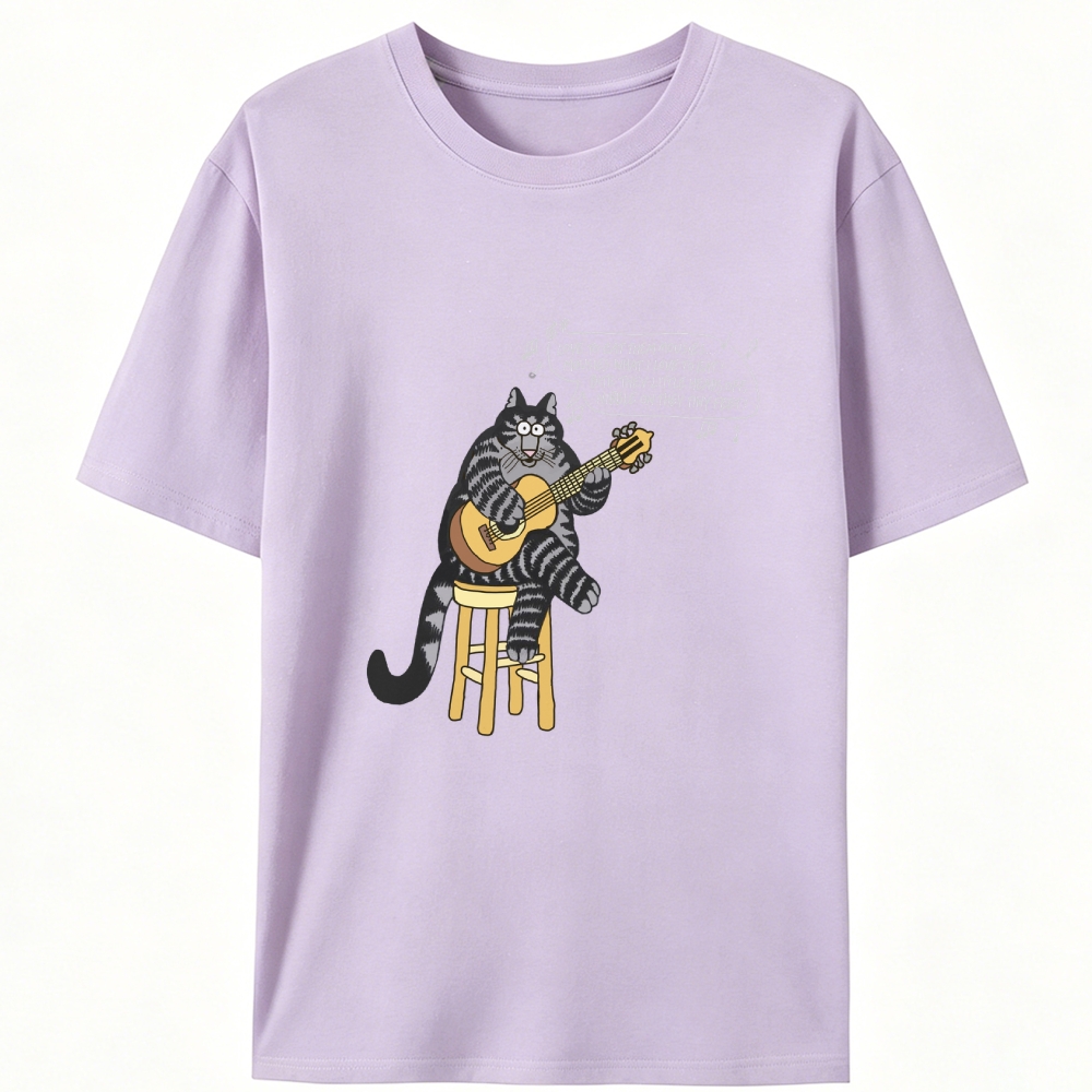 Love To Eat Them Mousies Cat Retro Designed for Women - Slim Fit Cotton Tee