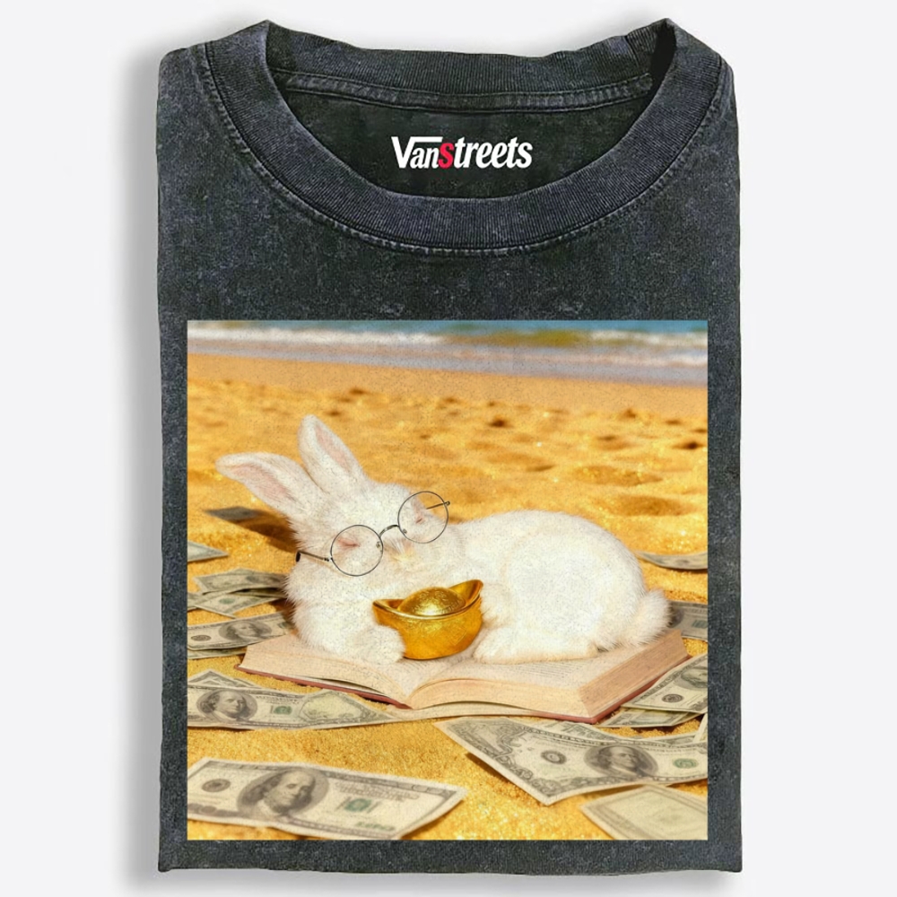 Beach Bunny Money Mode Washed T-Shirt | 100% Cotton | Streetwear Essential