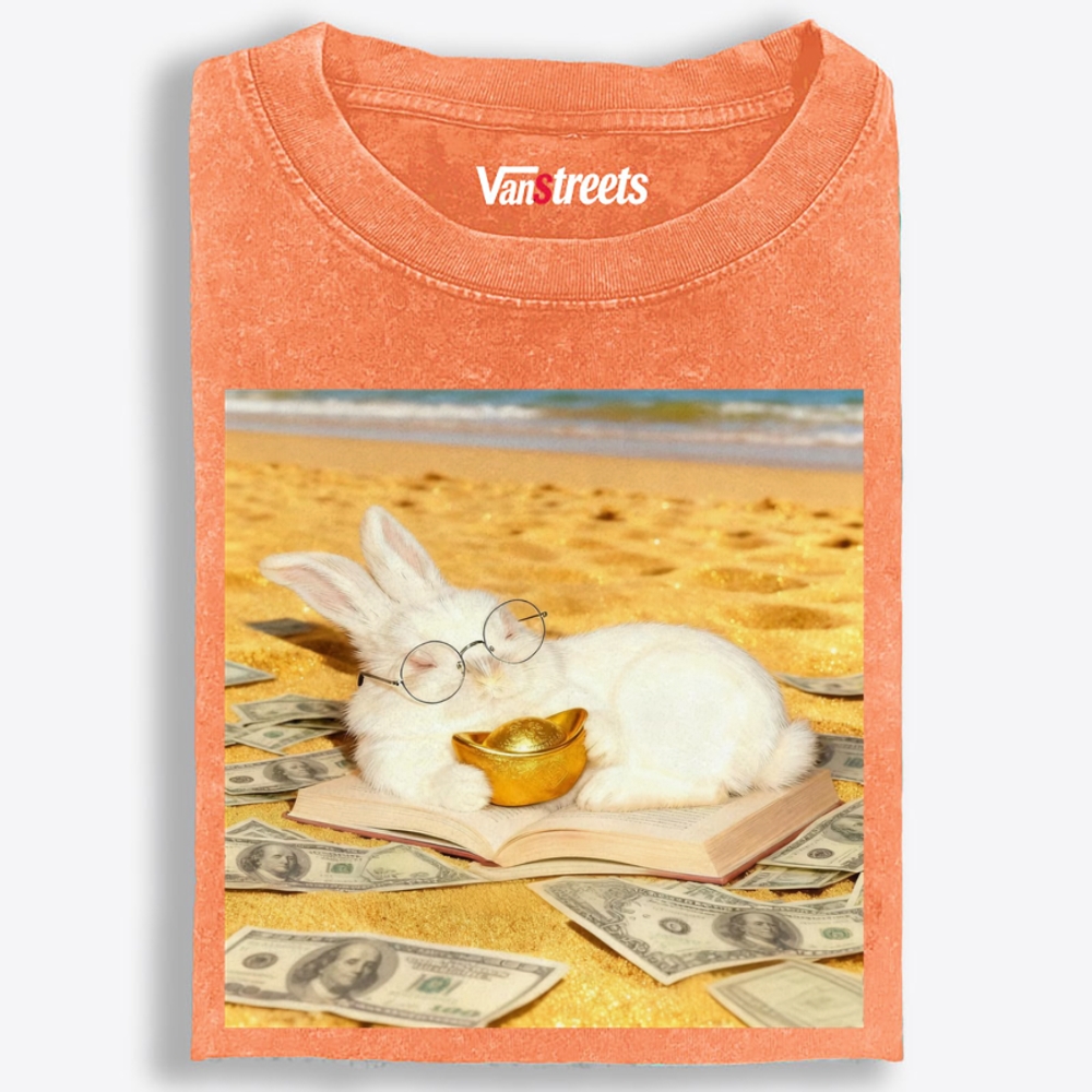 Beach Bunny Money Mode Washed T-Shirt | 100% Cotton | Streetwear Essential