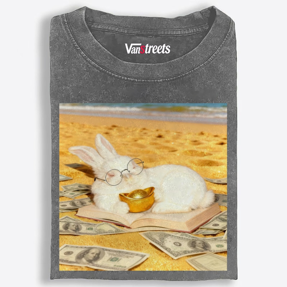 Beach Bunny Money Mode Washed T-Shirt | 100% Cotton | Streetwear Essential