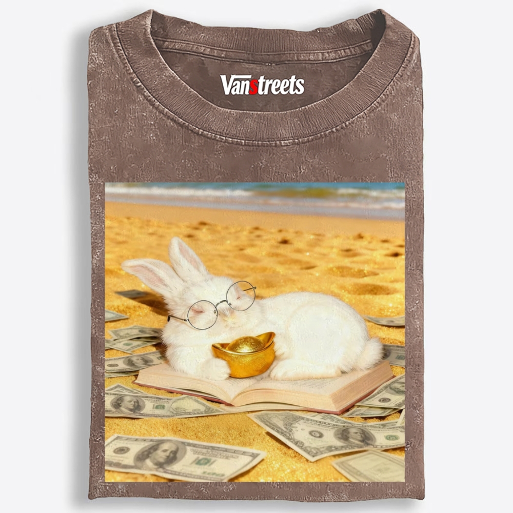 Beach Bunny Money Mode Washed T-Shirt | 100% Cotton | Streetwear Essential