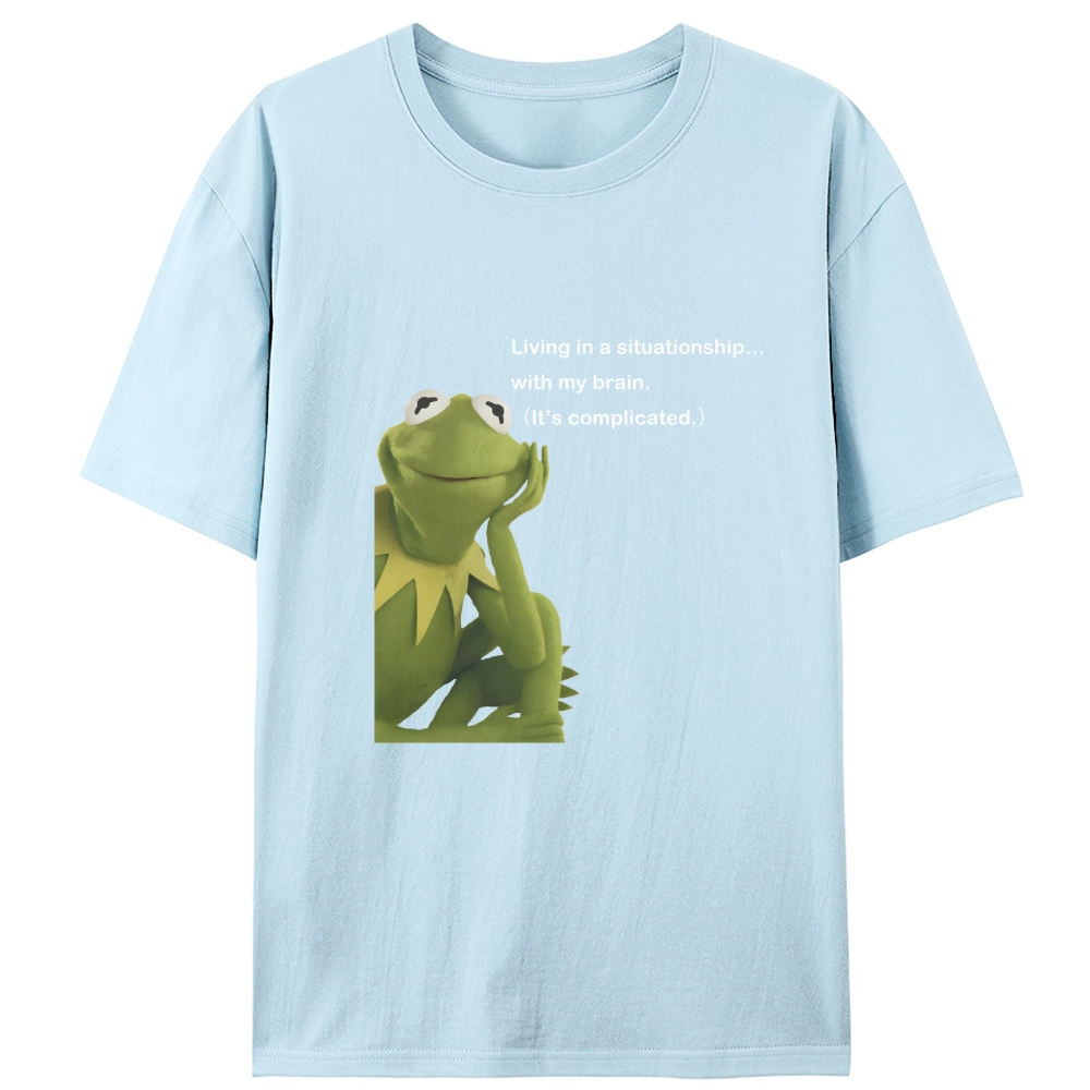 Situationship Retro Designed for Women - Slim Fit Cotton Tee