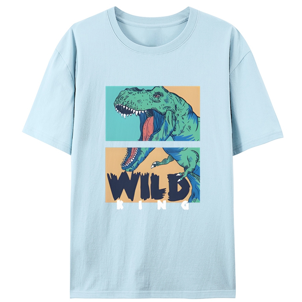 T-Rex Wild King Retro Designed for Women - Slim Fit Cotton Tee