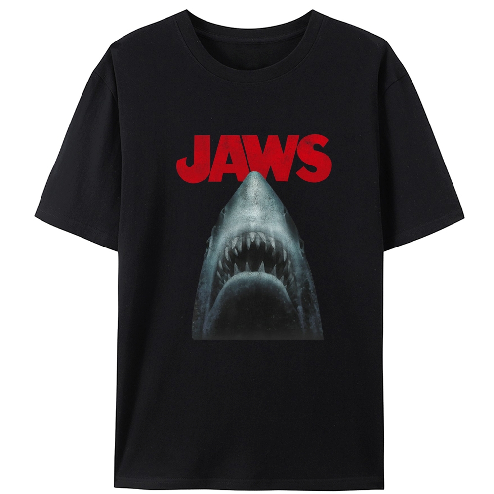 JAWS Shark Retro Designed for Women - Slim Fit Cotton Tee