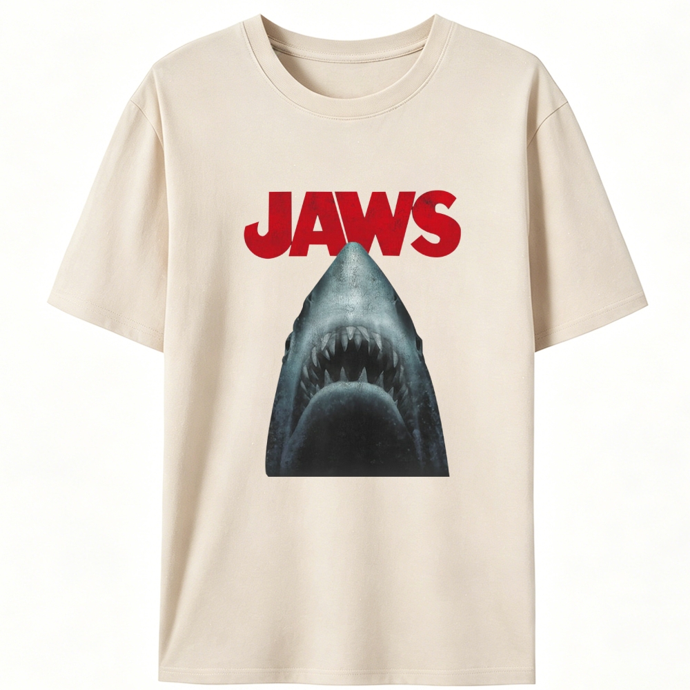 JAWS Shark Retro Designed for Women - Slim Fit Cotton Tee