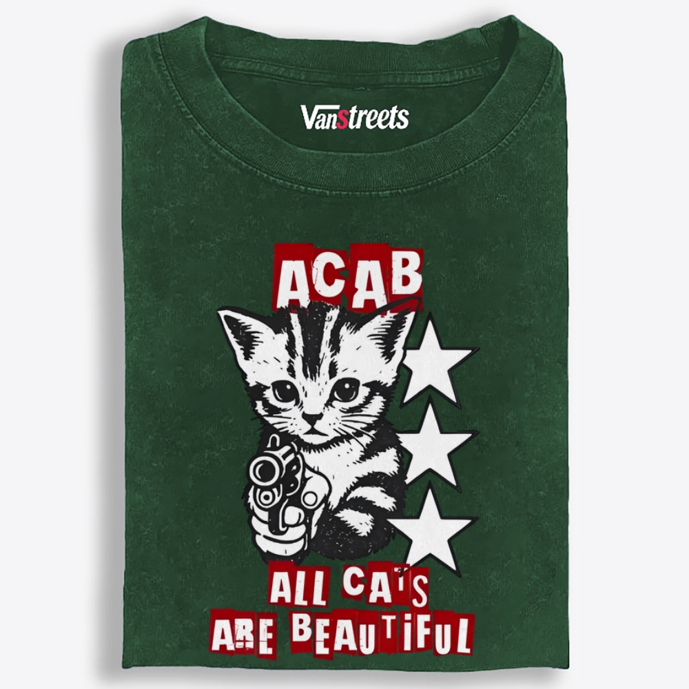 Satirical Art Retro Washed T-Shirt | 100% Cotton | Streetwear Essential