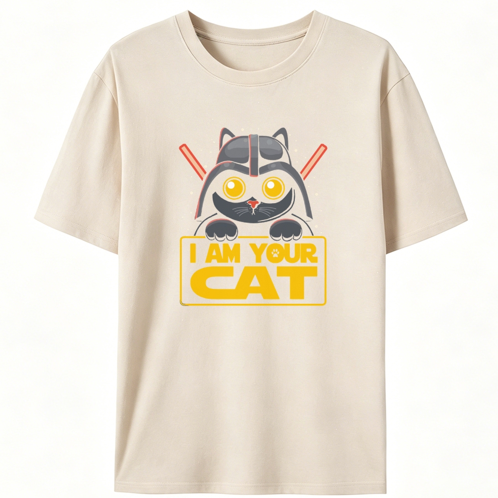 "I Am Your Cat" Darth Vader Cat Designed for Women - Slim Fit Cotton Tee