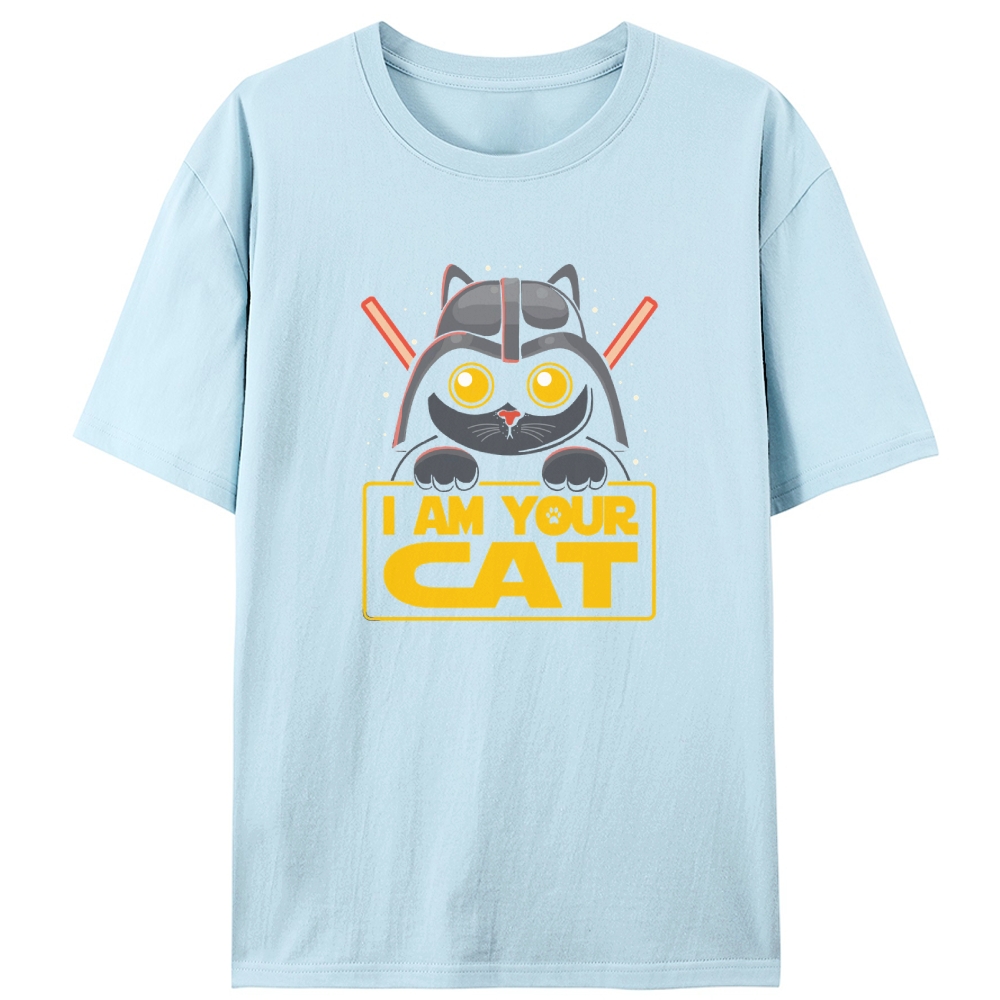 "I Am Your Cat" Darth Vader Cat Designed for Women - Slim Fit Cotton Tee