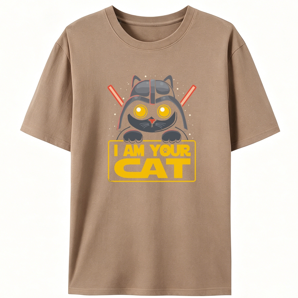 "I Am Your Cat" Darth Vader Cat Designed for Women - Slim Fit Cotton Tee