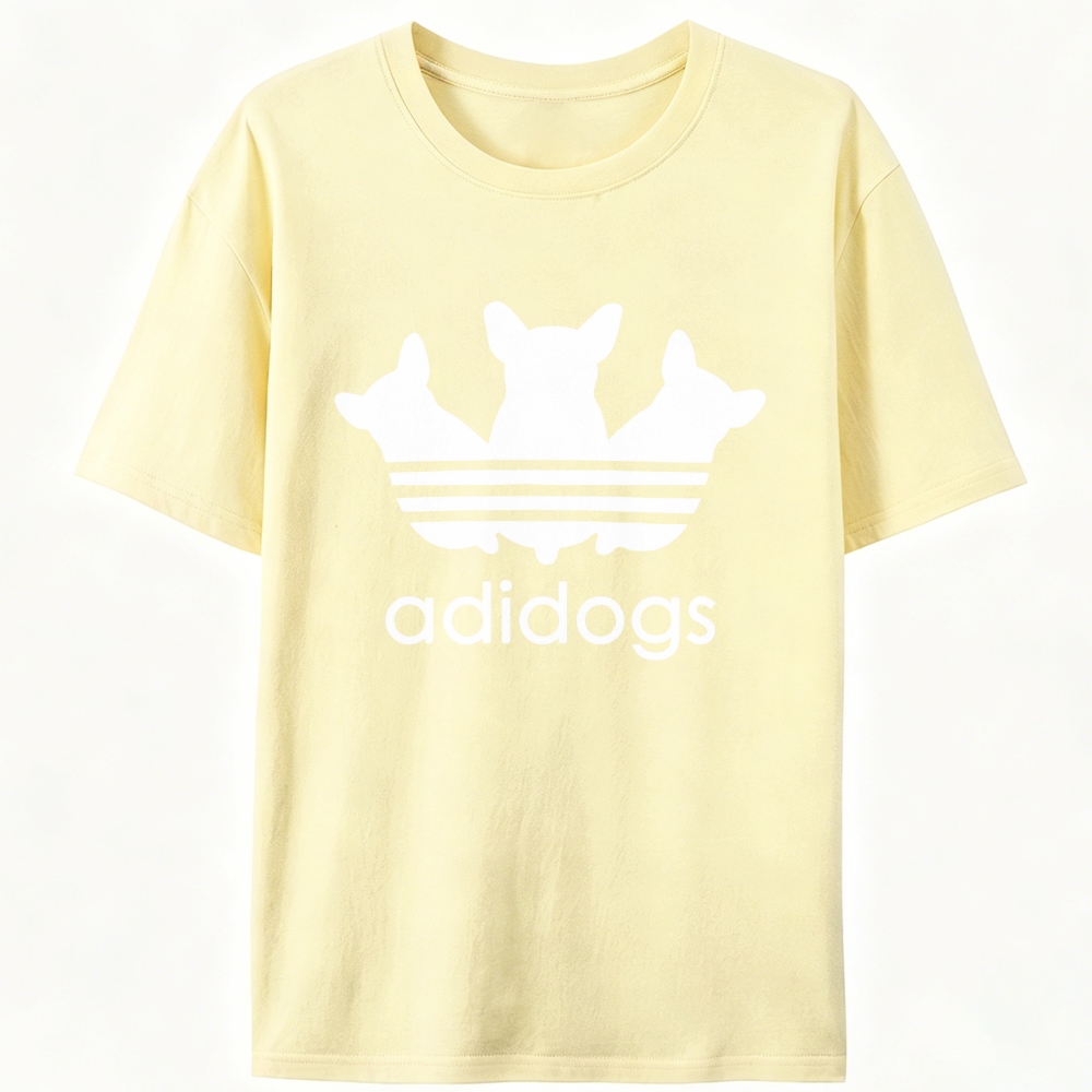 Adidogs Retro Designed for Women - Slim Fit Cotton Tee