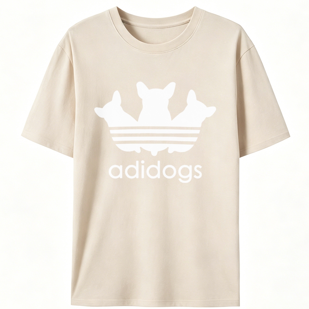 Adidogs Retro Designed for Women - Slim Fit Cotton Tee