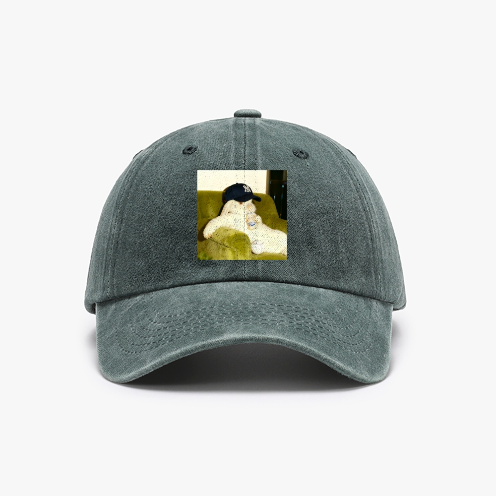 Baseball Rabbit No Bat NY Yankees Retro Washed Baseball Cap
