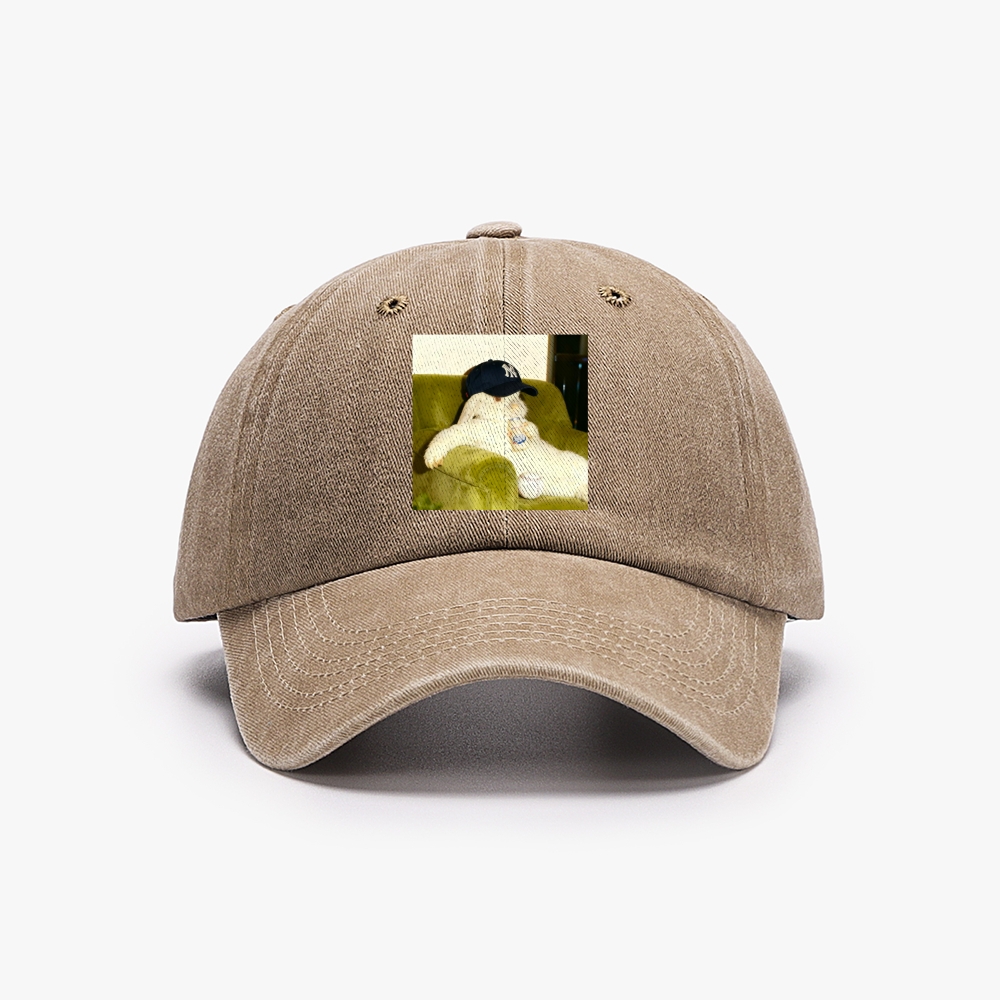 Baseball Rabbit No Bat NY Yankees Retro Washed Baseball Cap