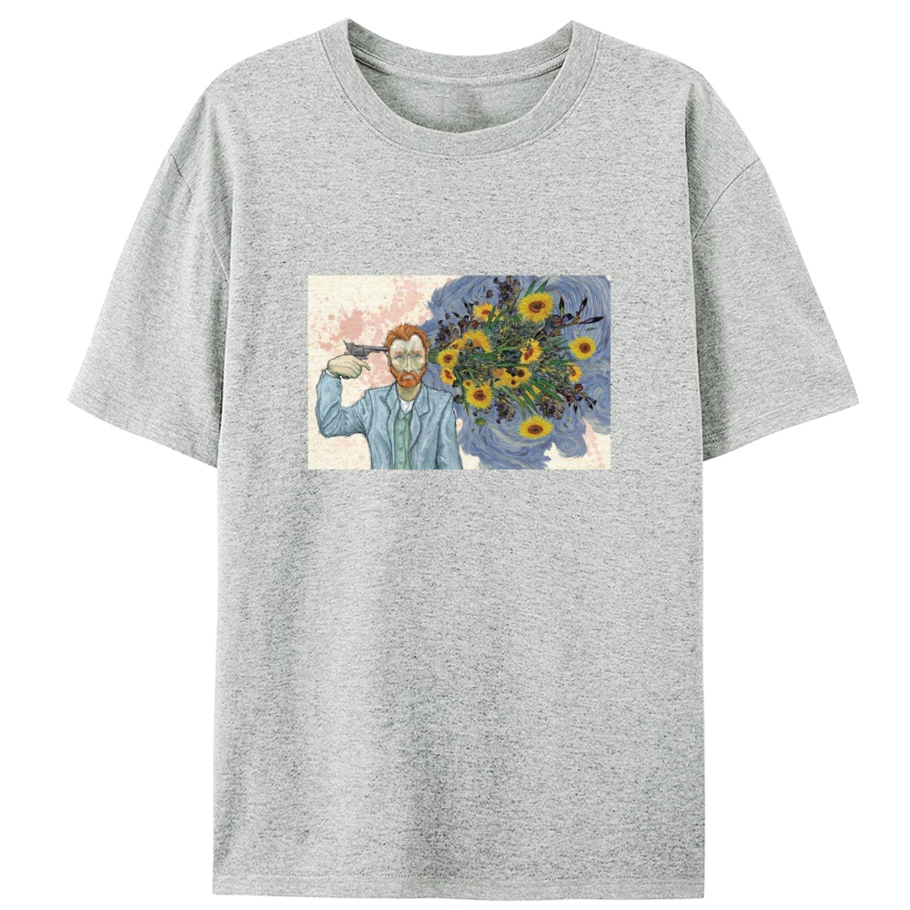 Surreal Van Gogh Meme Art Designed for Women - Slim Fit Cotton Tee